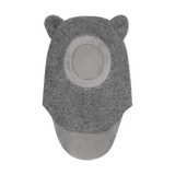 Huttelihut Balaclava Ears Wool Medium Grey Melange