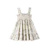 Rylee + Cru Sutton Dress Ocean Toile