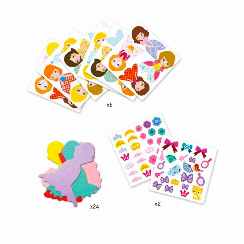 Djeco Stickers I Love Princesses