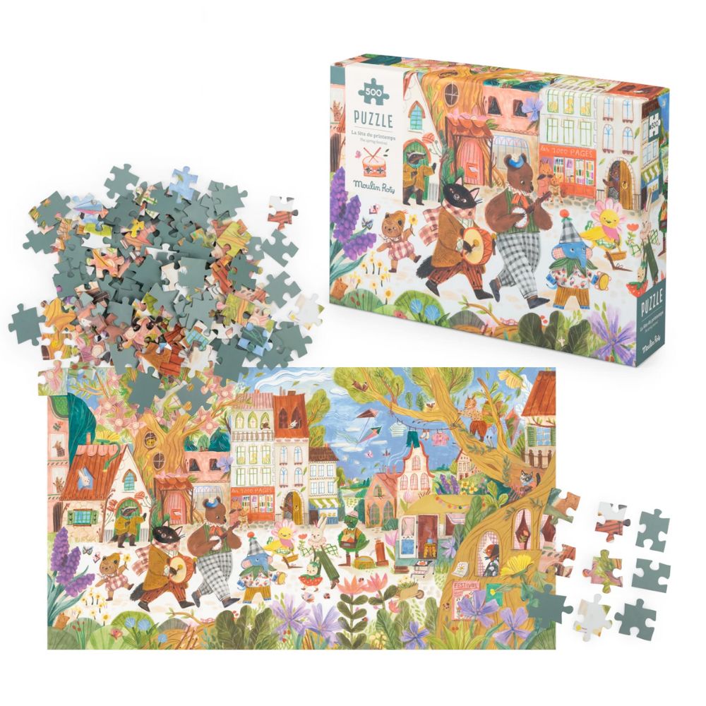 Moulin Roty Les Minouchkas- Minouchkas Puzzle, 500pcs