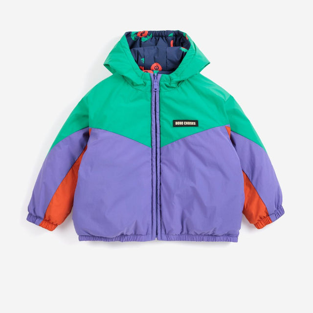 Bobo Choses Baby Stamp Bloom All Over Reversible Anorak
