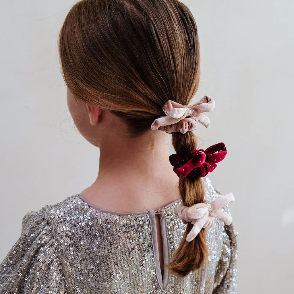 Mimi & Lula - Velvet Bow Scrunchies