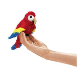 Finger Puppet- Mini Scarlet Macaw