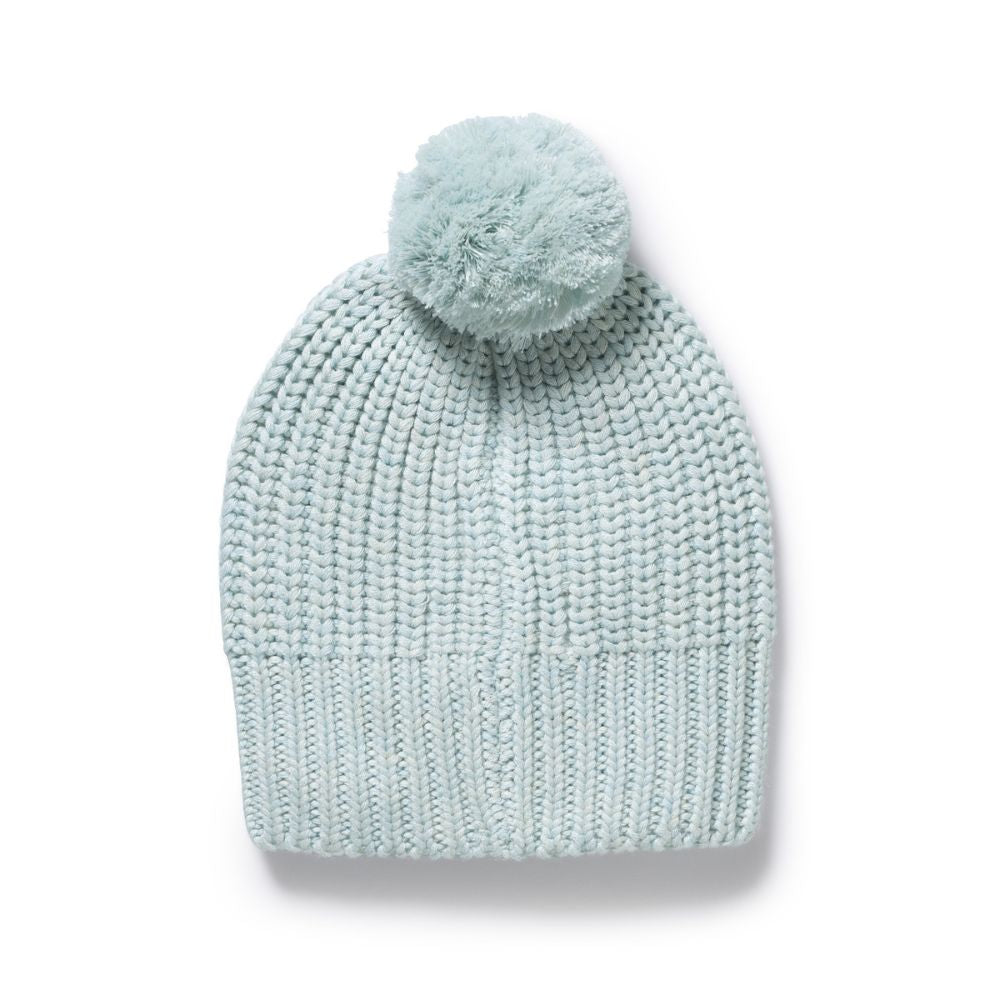 Wilson & Frenchy Cloud Blue Organic Knitted Hat