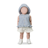 1 + in the Family ALCUDIA Denim Button Top