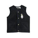 Mini Rodini Penguin Patch Microfleece Vest