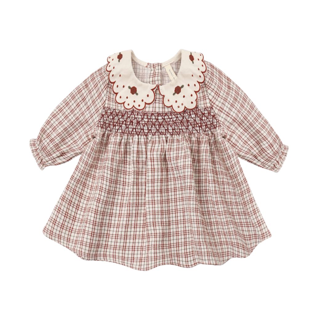 Quincy Mae Callie Dress Christmas Plaid