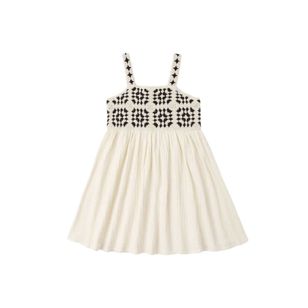 Rylee + Cru Crochet Sundress Abstract