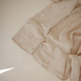 Mushie Organic Cotton Muslin Baby Swaddle - Kites
