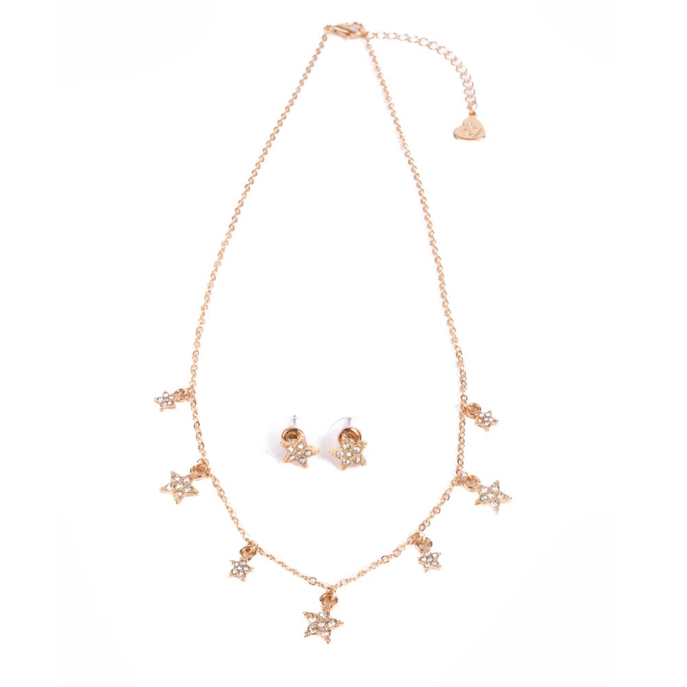 Boutique Chic Rising Star Necklace & Earrings