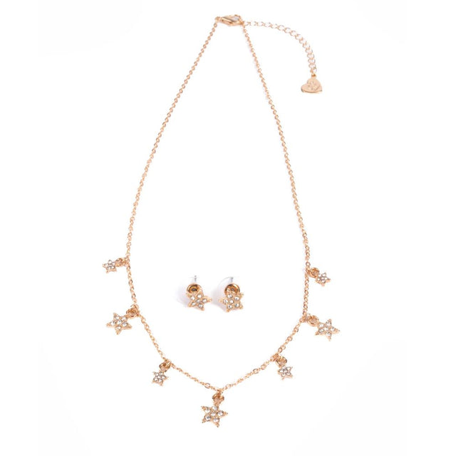 Boutique Chic Rising Star Necklace & Earrings