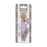 Liberty x BIBS Pacifier Clip Chamomile Lawn Violet Sky