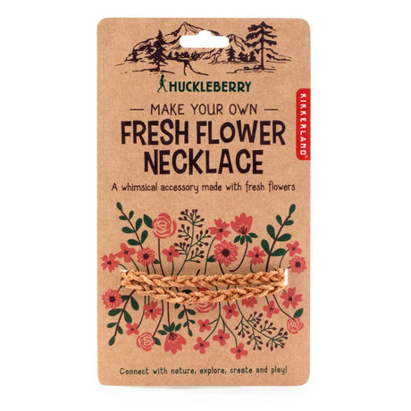 Huckleberry Fresh Flower Necklace