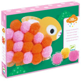 Djeco Collage - Animals and Pom-pom Circles