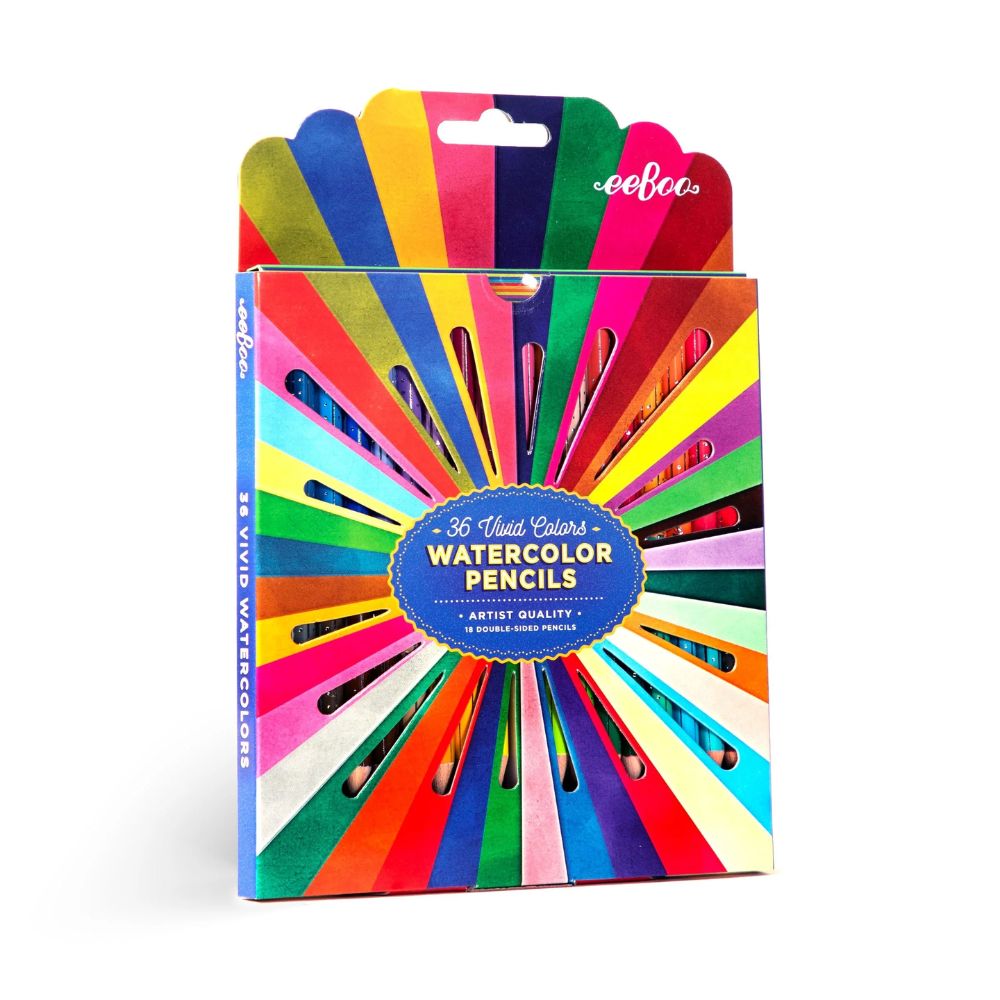 Eeboo Rainbow 18 DS Watercolor Pencils