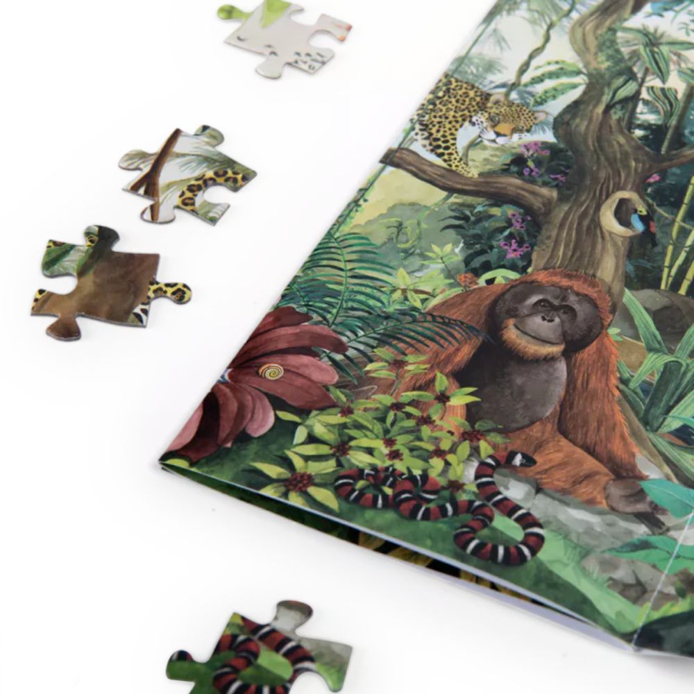 Moulin Roty Tout Autour Du Monde - In The Rainforest Puzzle 350 pcs