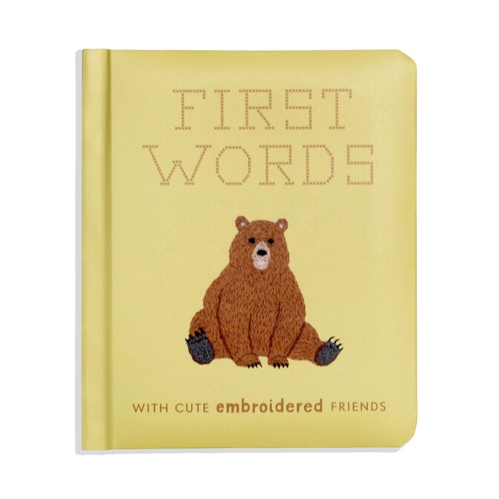 First Words with Cute Embroidered Friends BB