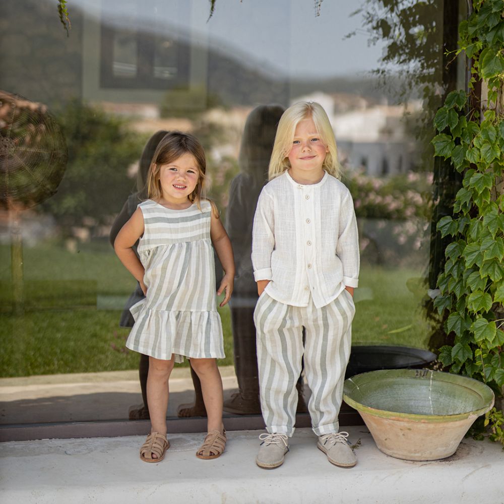1 + in the Family REGENCOS Striped Linen Pant