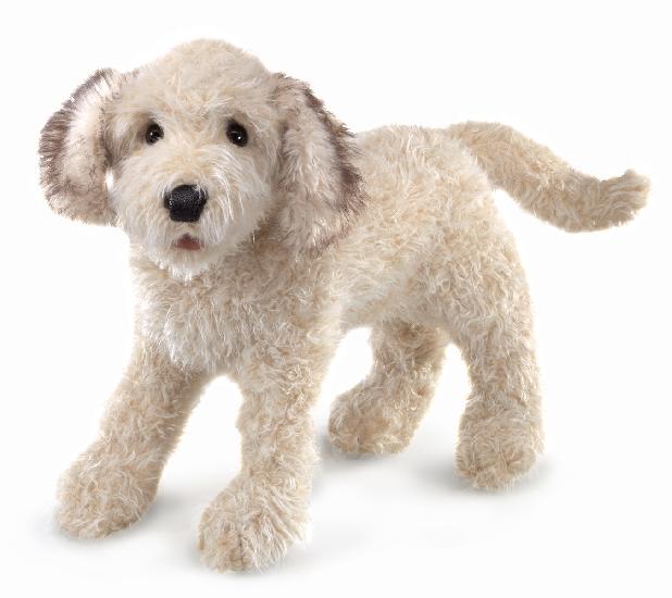 Hand Puppet - Labradoodle Dog