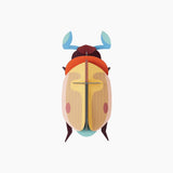 DIY 3D Wall Decoration - Lemon Fruit Beetle, small