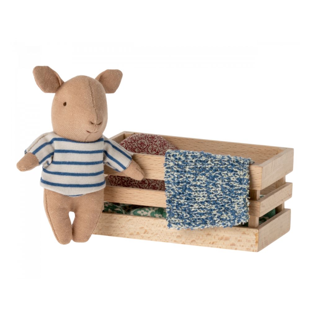 Maileg Pig in Box Baby - Boy