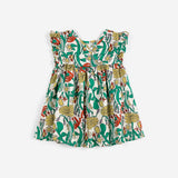 Bobo Choses Baby Color Herbalist all over woven dress