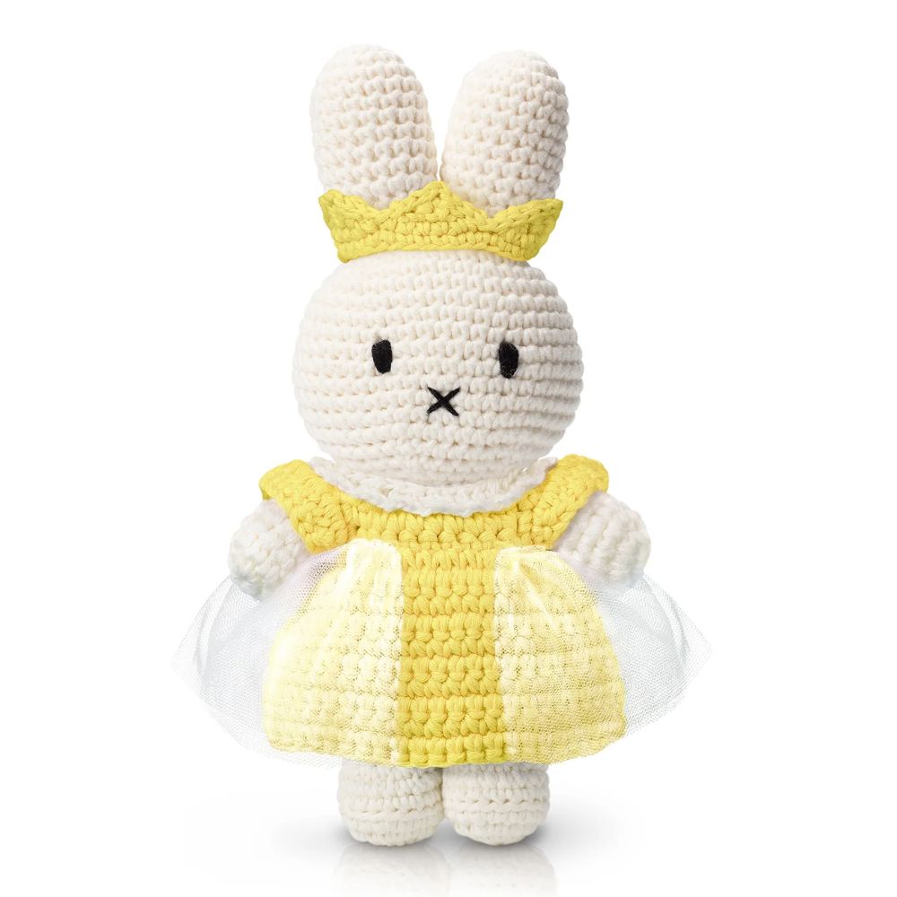 Miffy in her Pastel Yellow Princess Dress