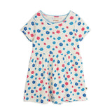 Mini Rodini Flowers Aop Picot Edge Pointelle Ss Dress