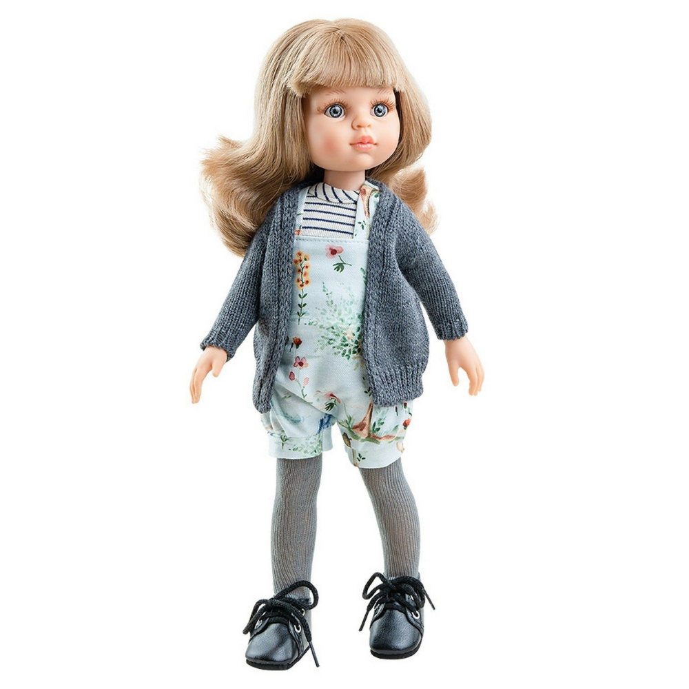 Las Amigas Doll- Carla with Grey Jumper