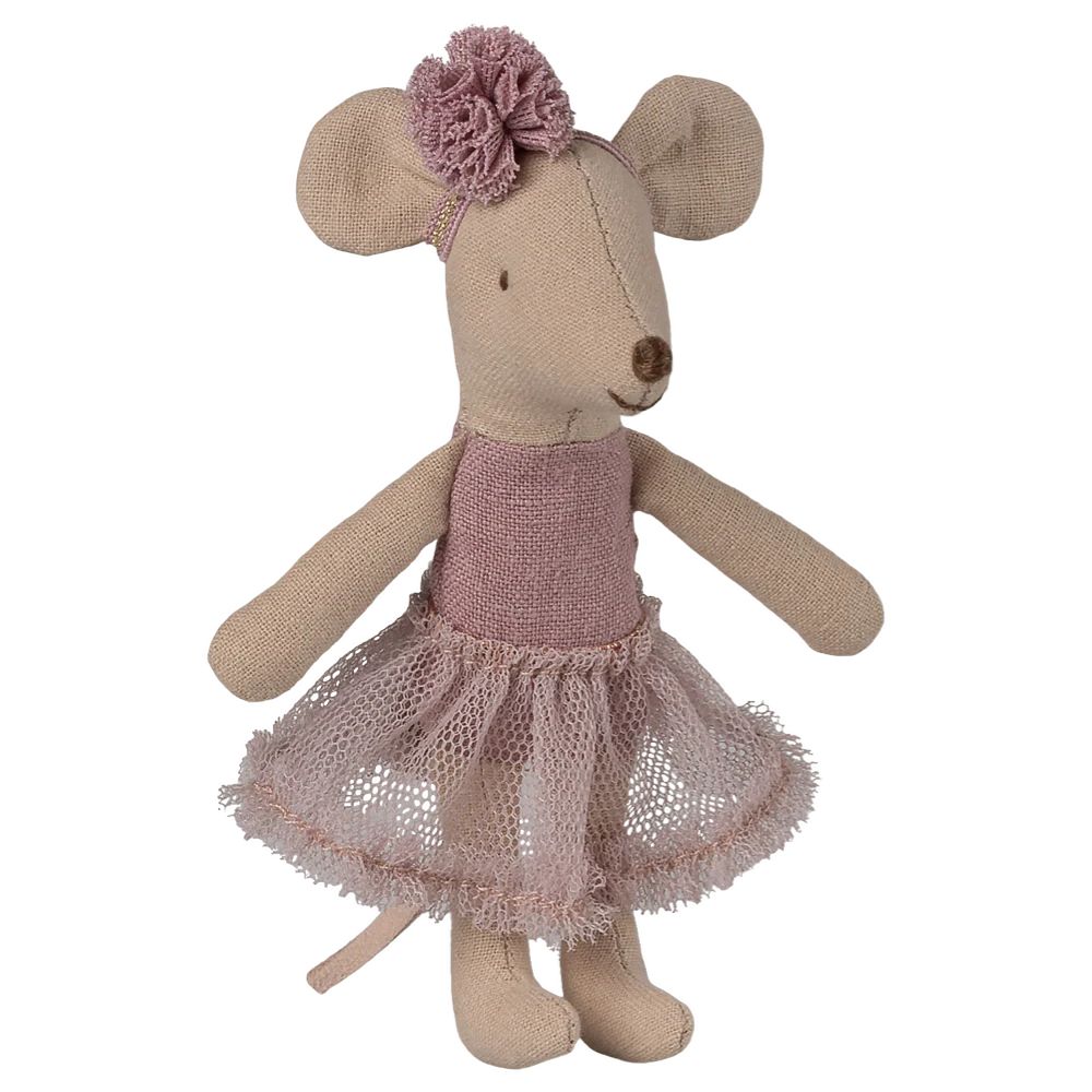 Maileg Ballerina Mouse, Little Sister, Heather