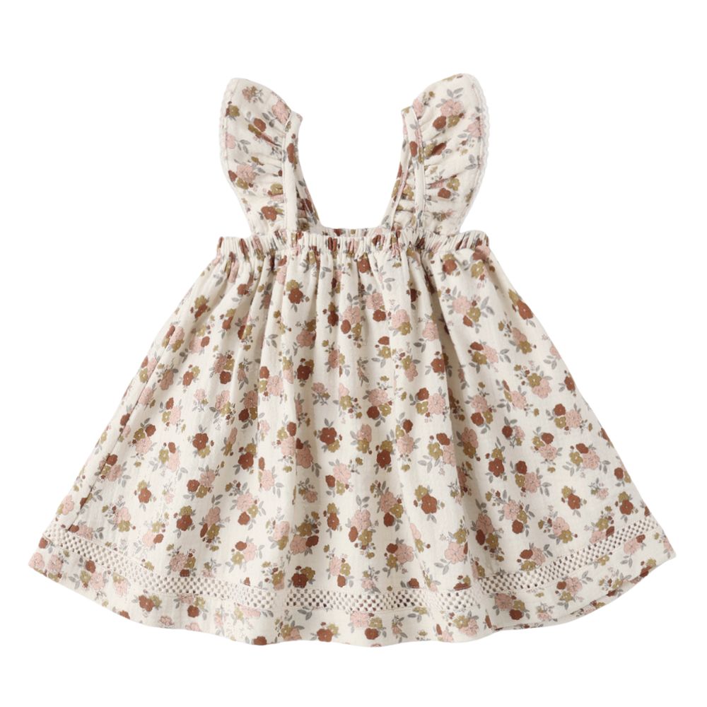 Quincy Mae Ruffle Tank Dress Bloom