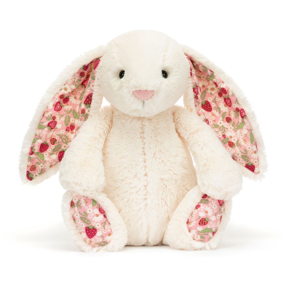 Jellycat Bashful Blossom Cream Bunny Berry Little