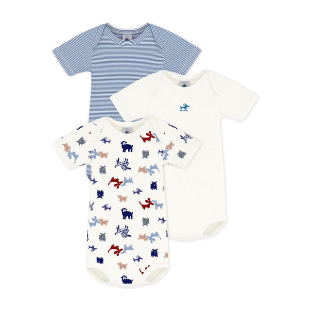 Petit Bateau SS Bodies 3pcs