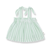 1 + in the family ADELA Striped Crepe Top