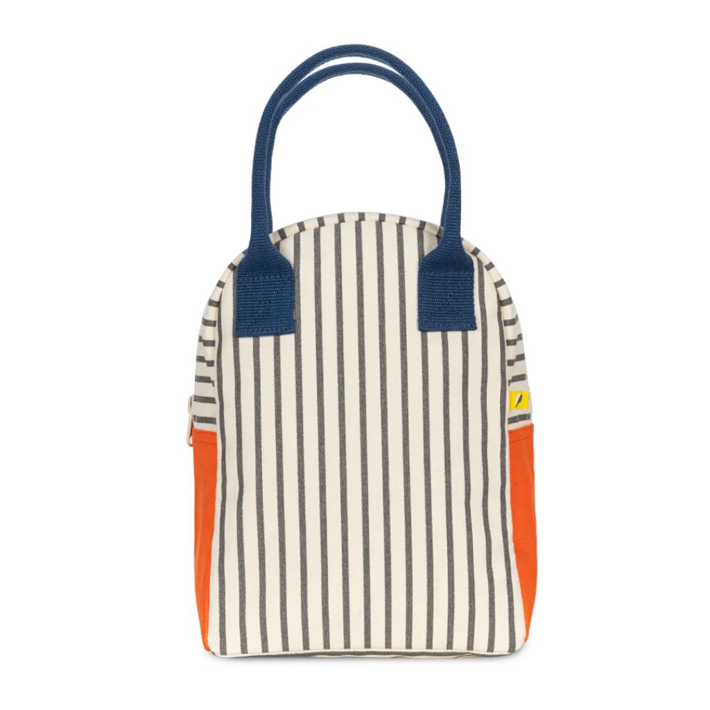 Fluf Zipper Lunch - Pencil Stripe Nautical