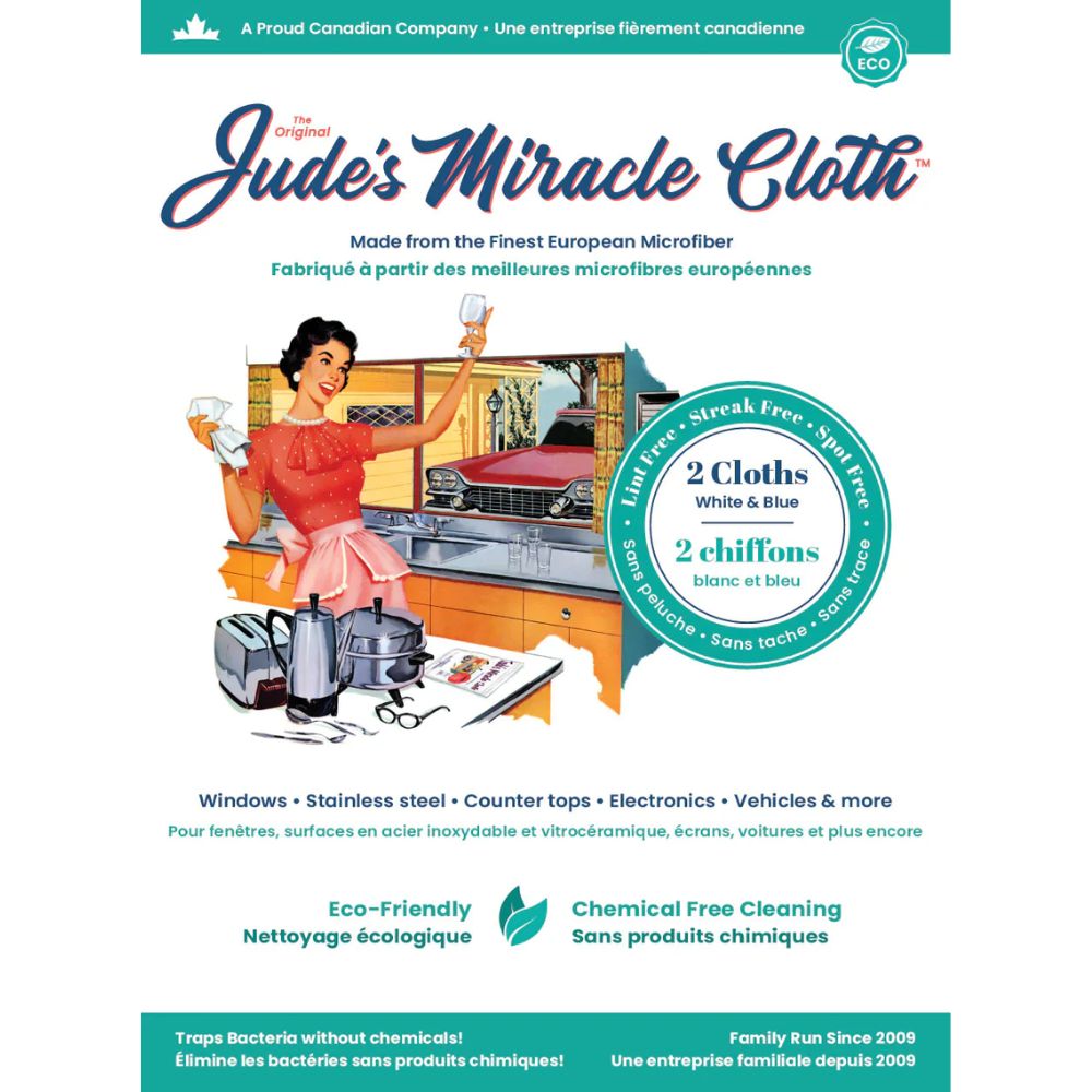 Judes Miracle Cloth Original 2 Pack White / Blue