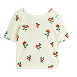 Mini Rodini Lingonberries AOP Ballet SS Tee