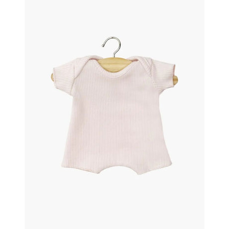 Minikane Babies Collection 28cm– Shorty bodysuit, pink ribbed knit