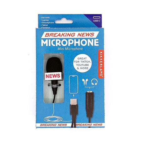 Breaking News Mini Microphone