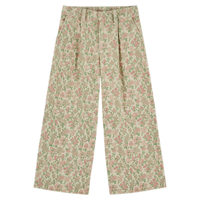 Emile & Ida Wide Leg Velvet Trousers Bucolic