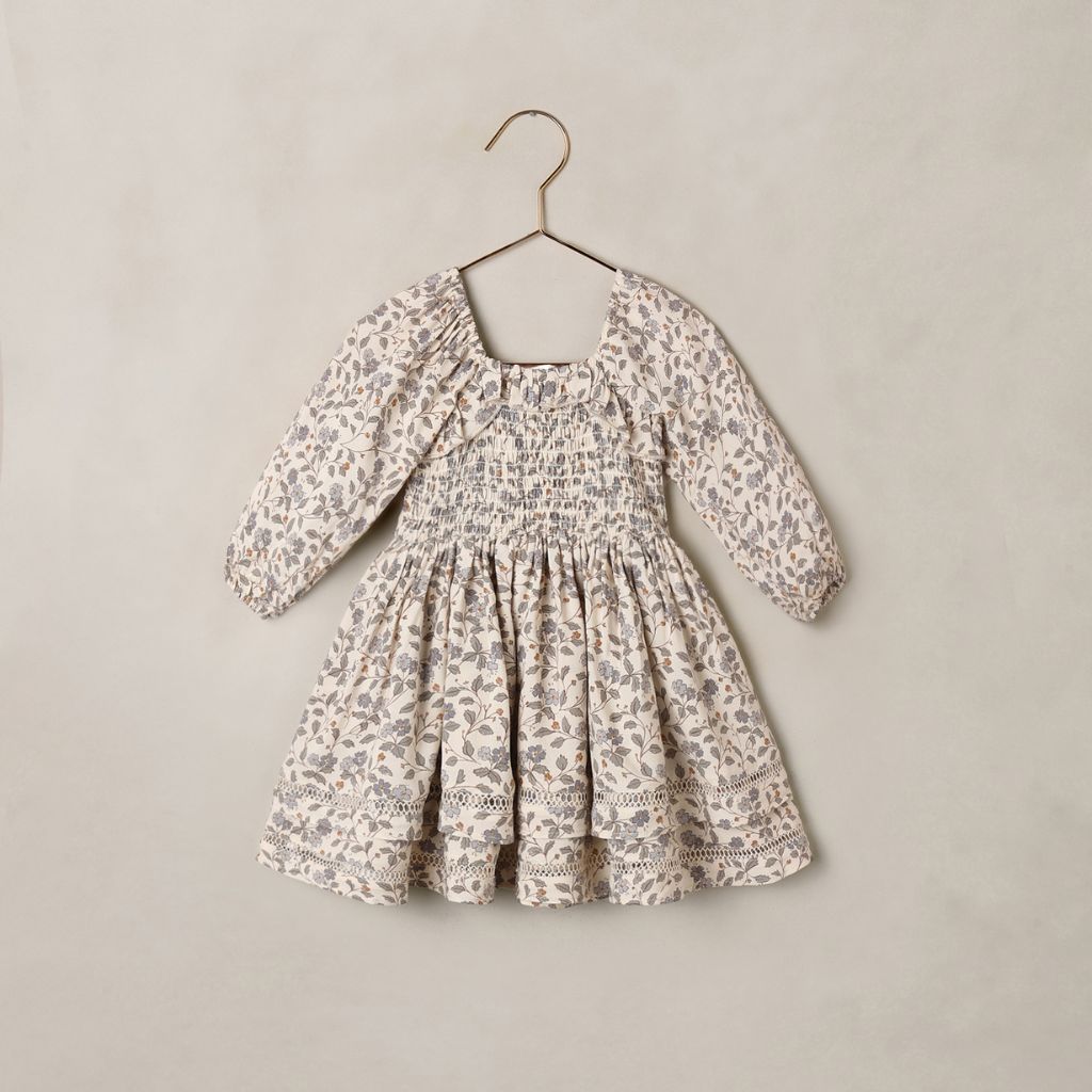 Noralee Elodie Dress Blue Garden