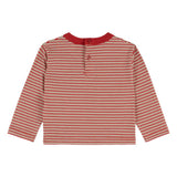 Emile & Ida Fire Stripe Tee Shirt Fire Stripe