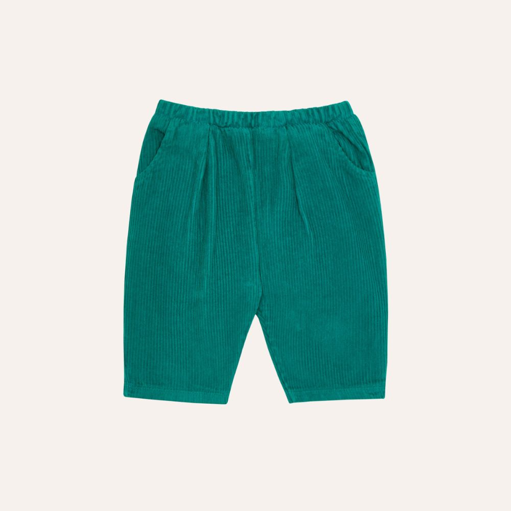 The Campamento Baby Green Corduroy Trousers