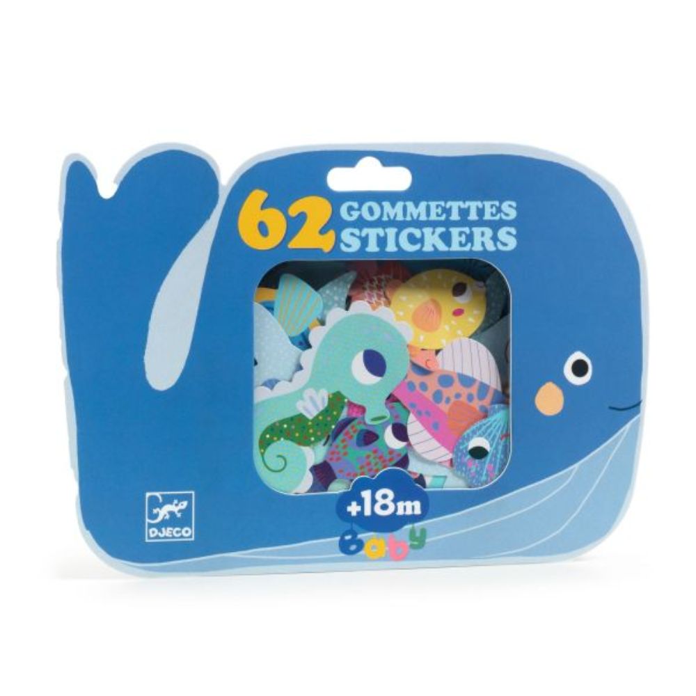 Djeco Stickers- Sea Animals