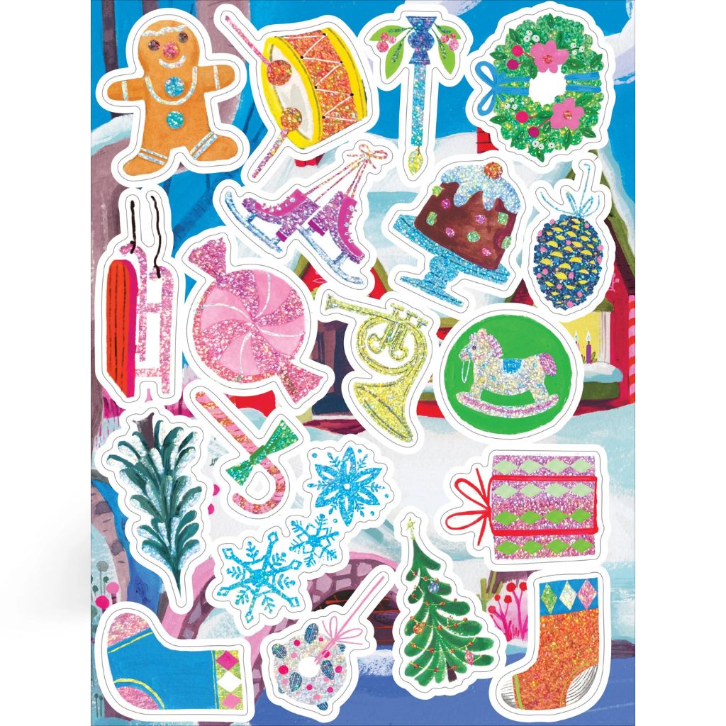 Eeboo Holiday in the Woods Stickers