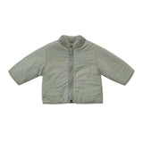 Quincy Mae Shearling Zip Jacket F