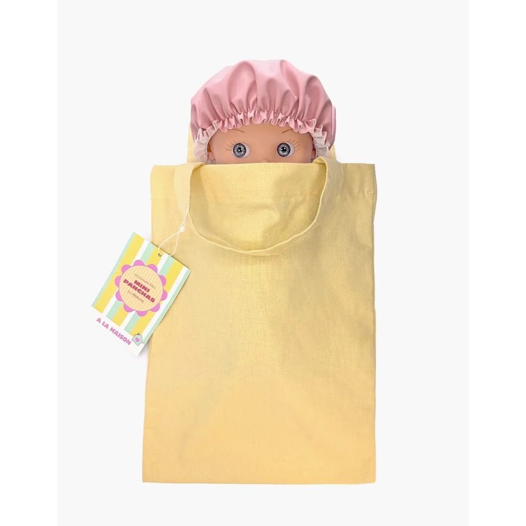 Minikane Mini Panchas Doll 27cm Alice at home - Pink Striped Bath Set