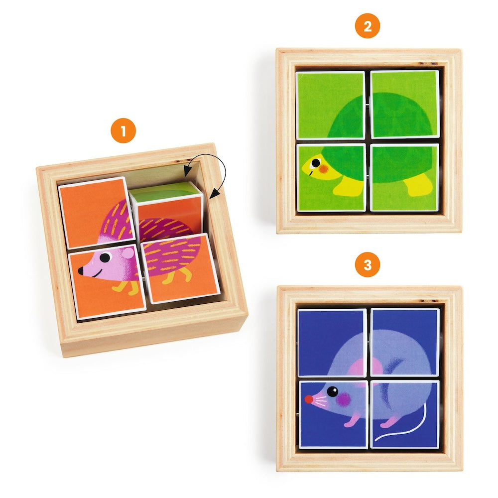 Djeco Wooden puzzle- Tournibist