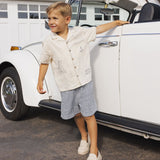 Rylee + Cru Lapel Collar Shirt Sailor