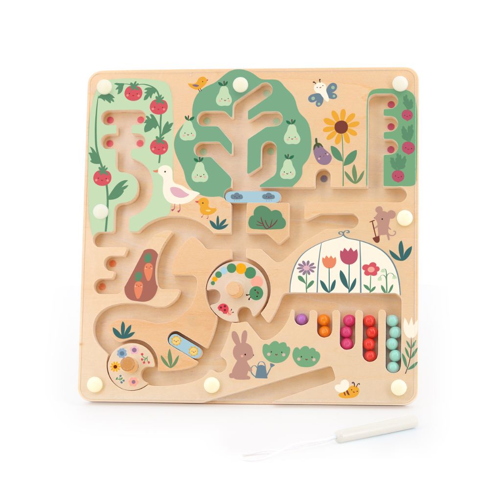 Magnetic Labyrinth / Maze, Harvest in the Garden by Sarah Betz